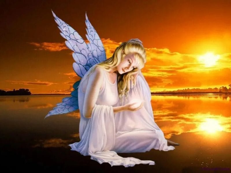 Благословенной ночи! 100 картинок с ангелом хранителем ко сну #27
