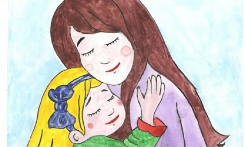 110 красивых и легких рисунков для мамы #72