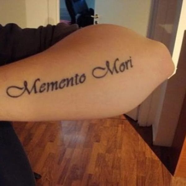 120 тату Memento Mori на руке и не только #68