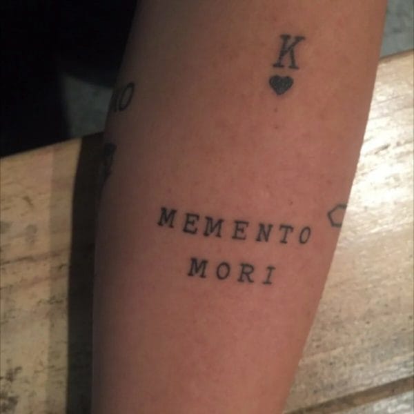 120 тату Memento Mori на руке и не только #50