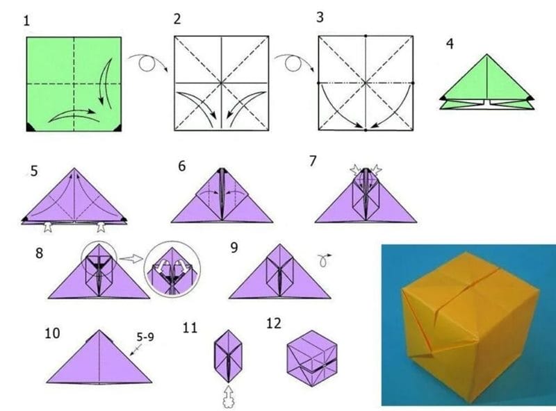 Поделки из бумаги: 145 лучших оригами #69