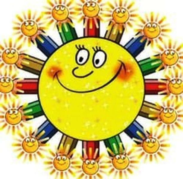 Солнце: 75 разных картинок для детей #28