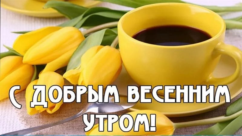 С добром апрельским утром! 77 открыток #18