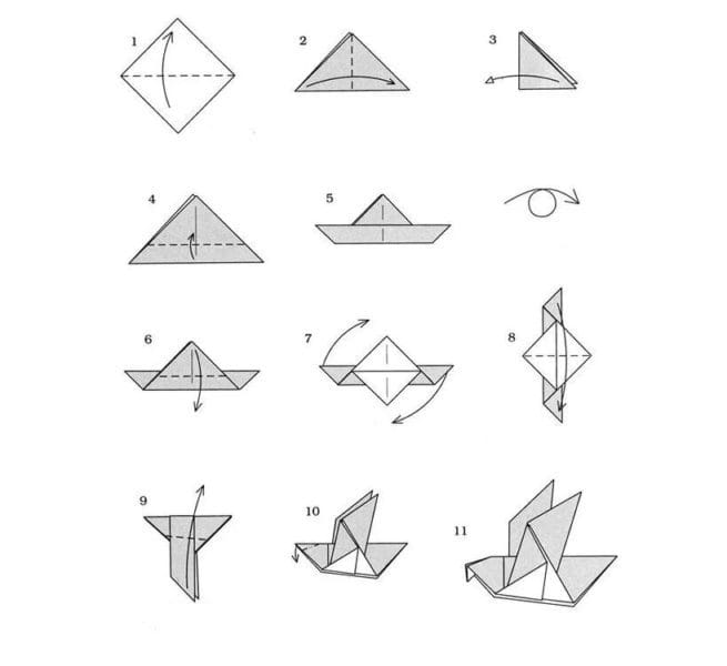 Поделки из бумаги: 145 лучших оригами #124