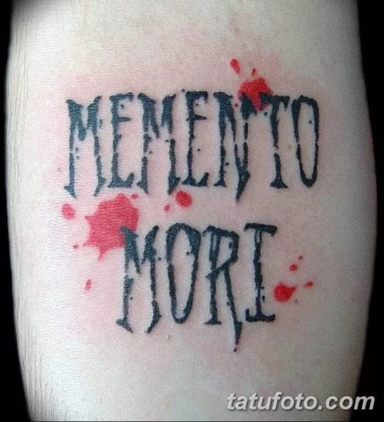120 тату Memento Mori на руке и не только #119