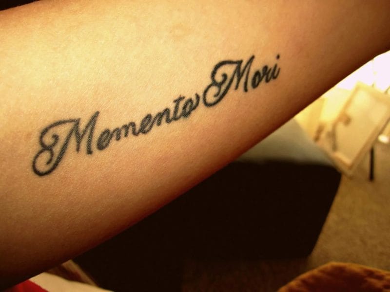 120 тату Memento Mori на руке и не только #117