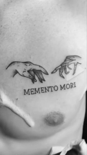 120 тату Memento Mori на руке и не только #62