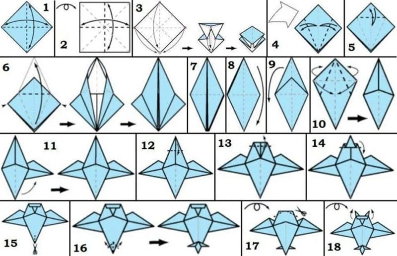 Поделки из бумаги: 145 лучших оригами #131
