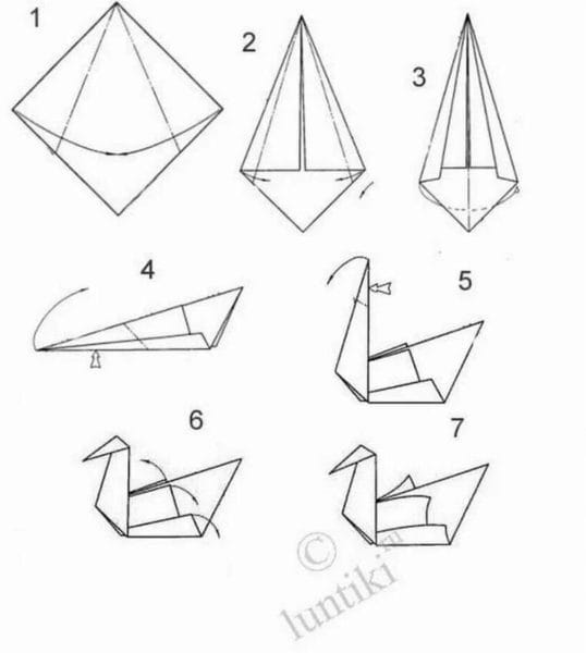 Поделки из бумаги: 145 лучших оригами #64
