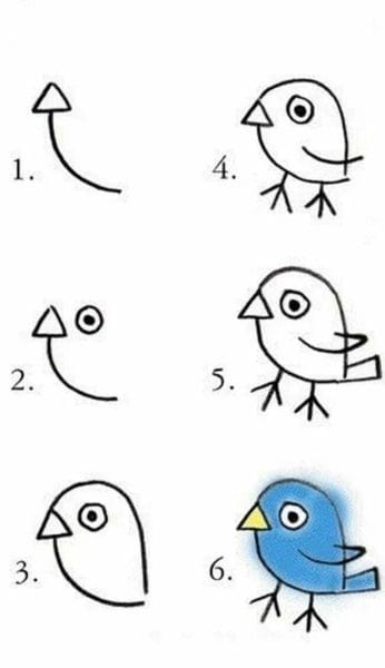 120 рисунков птиц для детей и взрослых #52