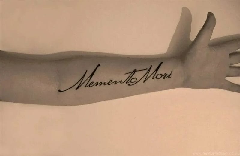 120 тату Memento Mori на руке и не только #83