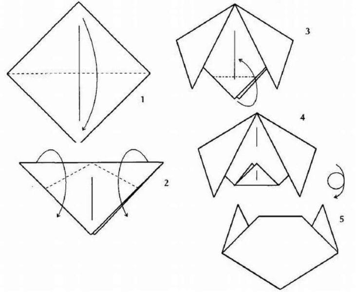 Поделки из бумаги: 145 лучших оригами #75