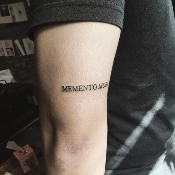 120 тату Memento Mori на руке и не только #45