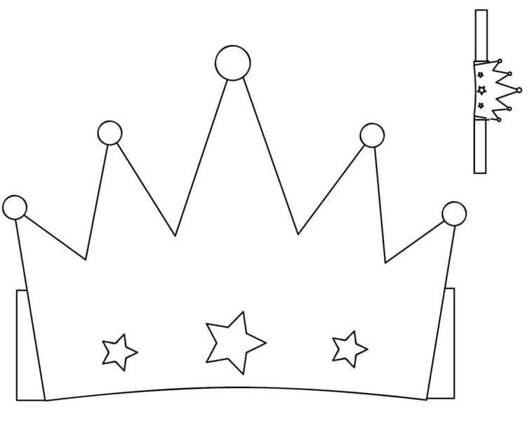 75 шаблонов короны из бумаги своими руками #14