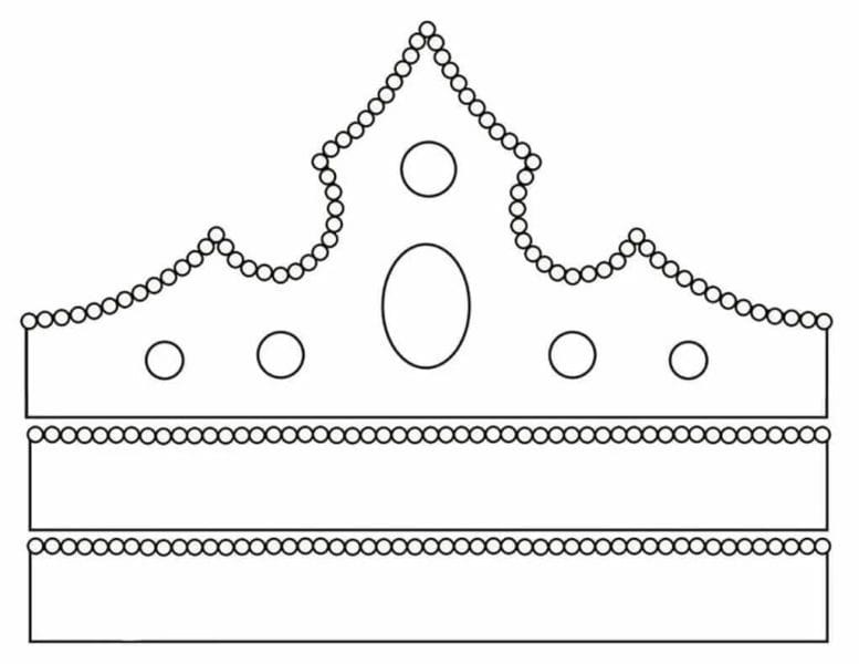 75 шаблонов короны из бумаги своими руками #28