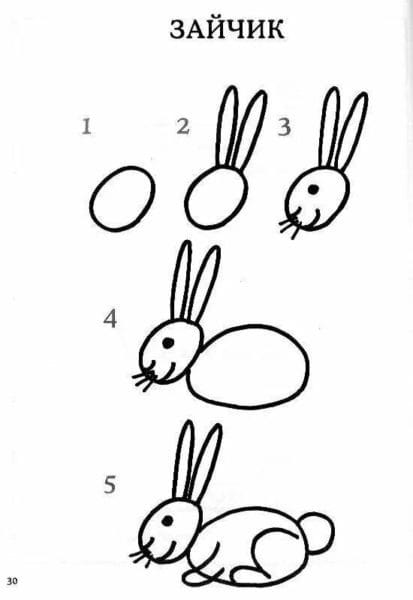 200 картинок и рисунков с зайцем или кроликом #21