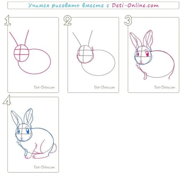 200 картинок и рисунков с зайцем или кроликом #28