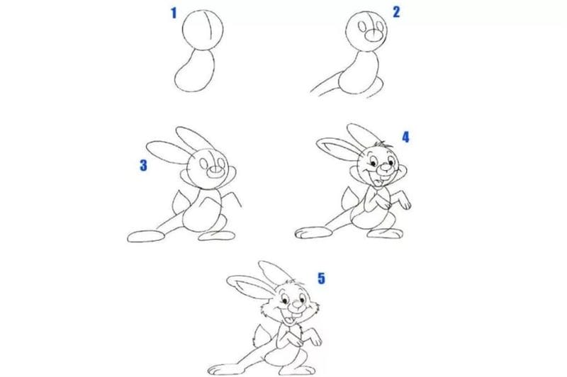 200 картинок и рисунков с зайцем или кроликом #14