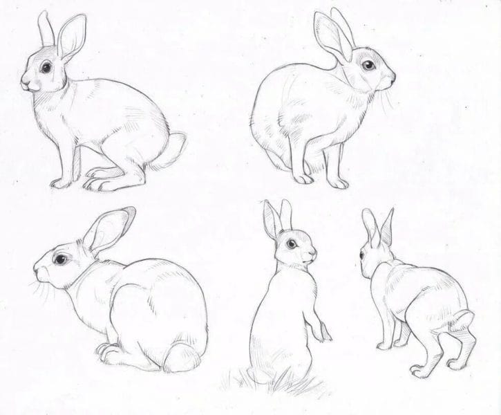 200 картинок и рисунков с зайцем или кроликом #104