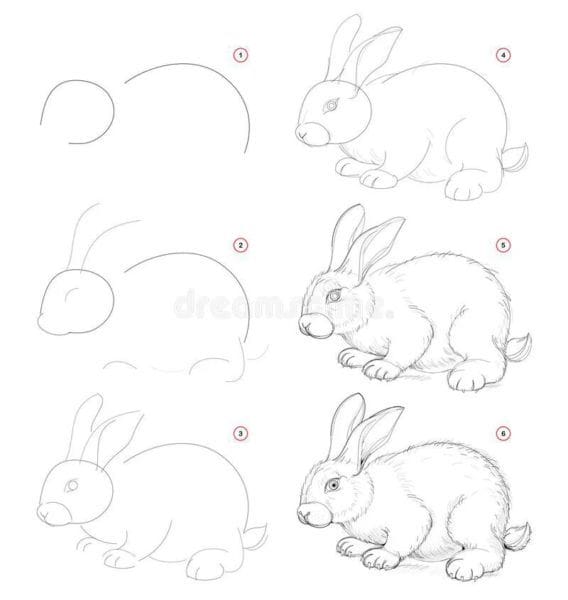 200 картинок и рисунков с зайцем или кроликом #61