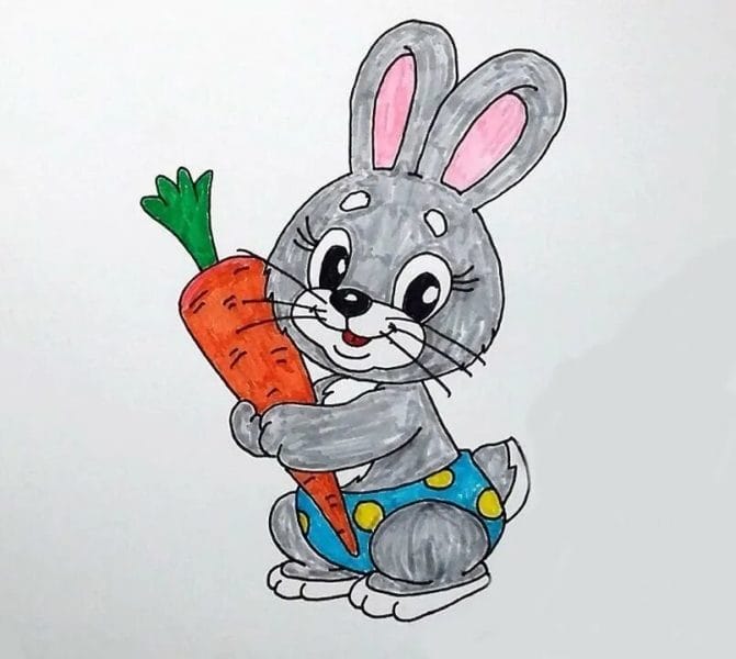 200 картинок и рисунков с зайцем или кроликом #86