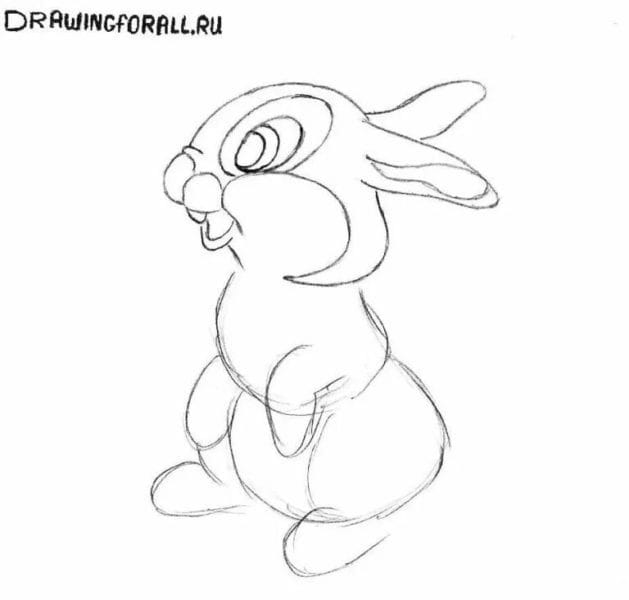 200 картинок и рисунков с зайцем или кроликом #15