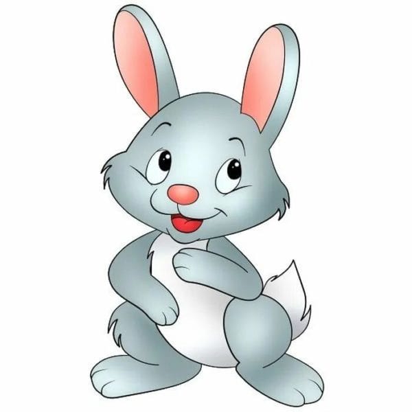 200 картинок и рисунков с зайцем или кроликом #24