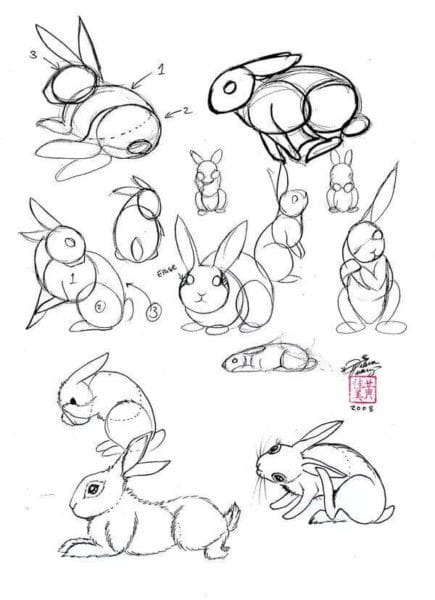 200 картинок и рисунков с зайцем или кроликом #92