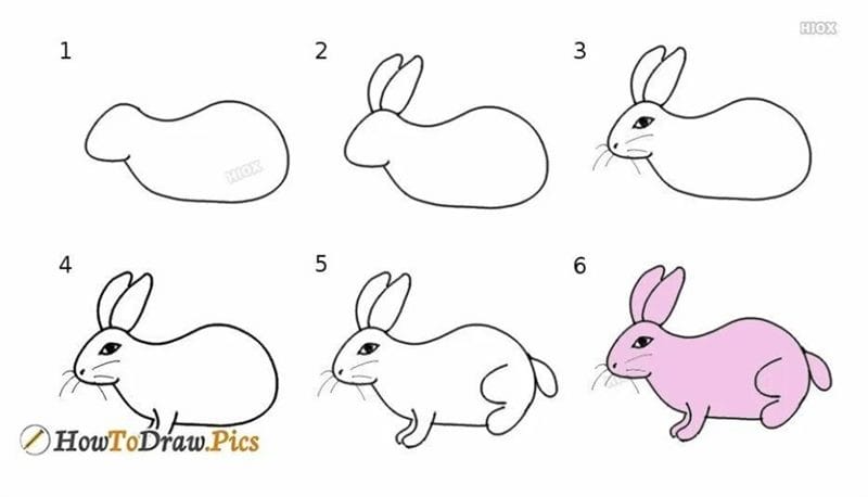 200 картинок и рисунков с зайцем или кроликом #33