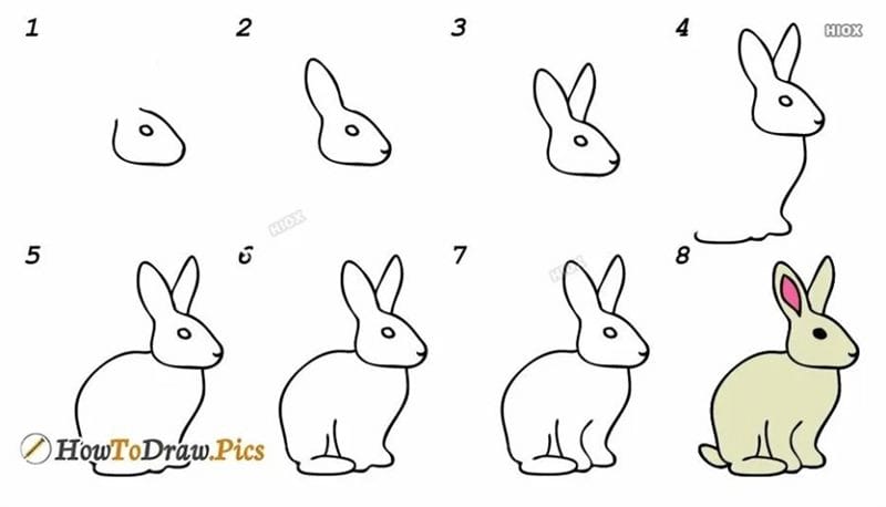 200 картинок и рисунков с зайцем или кроликом #41
