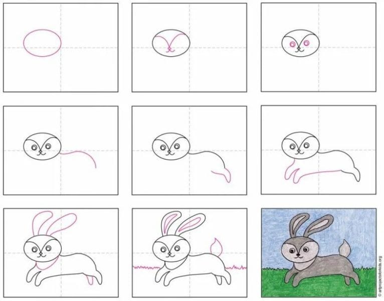 200 картинок и рисунков с зайцем или кроликом #72