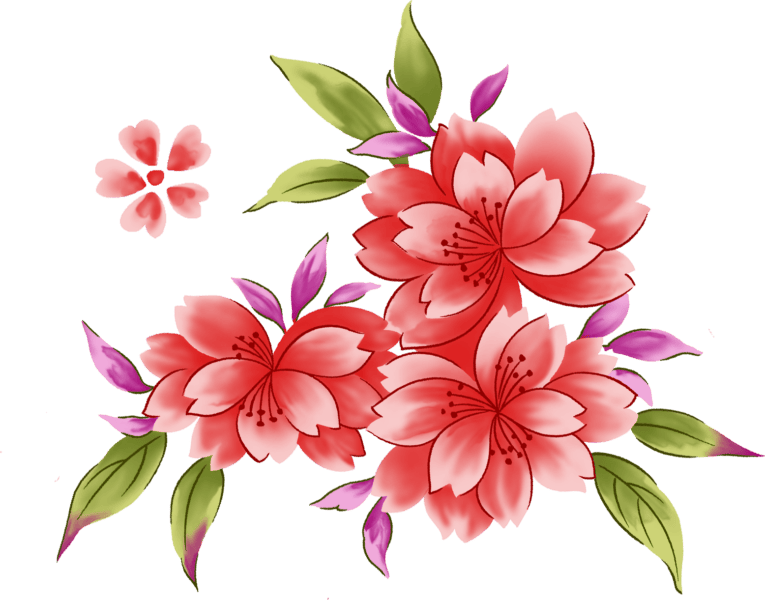100 рисунков красивых цветов #78