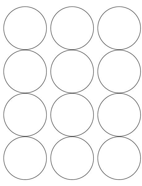 Кружочки: 50 картинок с кругами для распечатки #40