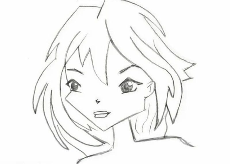200 аниме картинок для срисовки карандашом и не только #4
