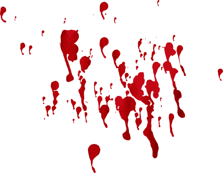 50 картинок с брызгами крови в png #25
