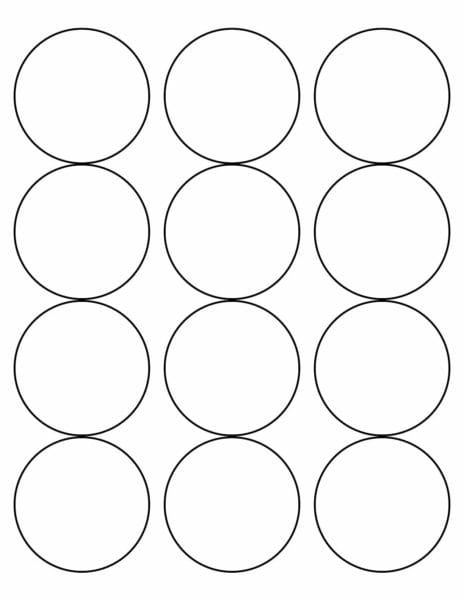 Кружочки: 50 картинок с кругами для распечатки #12
