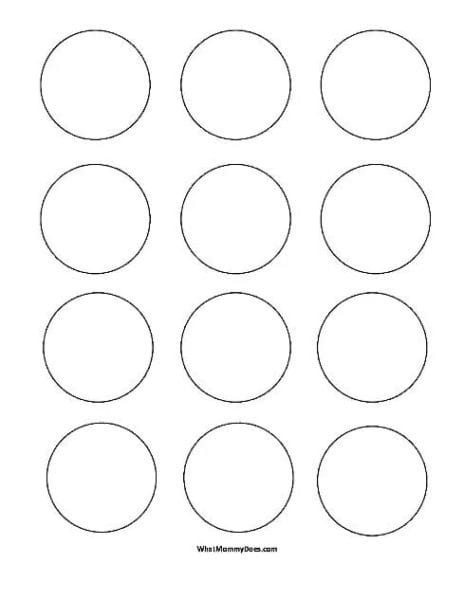 Кружочки: 50 картинок с кругами для распечатки #18