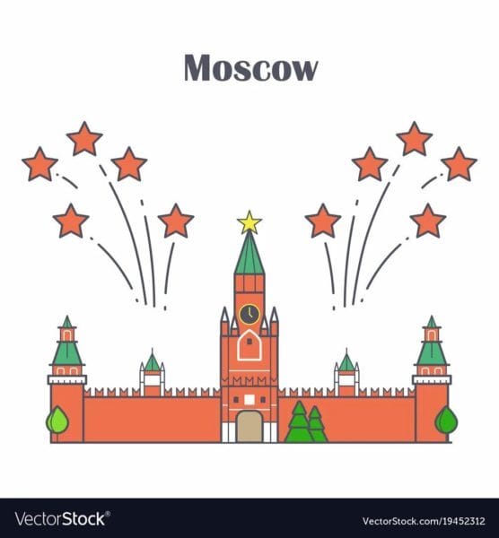 Как нарисовать Кремль и Красную площадь: 65 рисунков #39