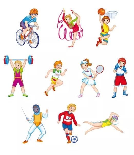 Разные виды спорта: 65 картинок для детей #11