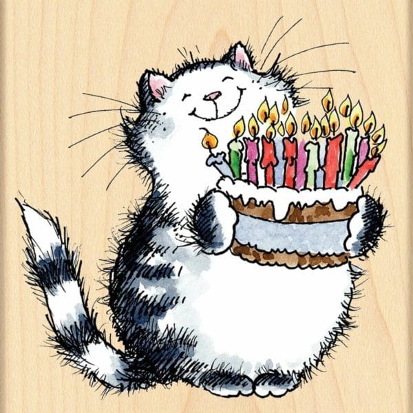 С днем рождения! 100 милых открыток с котиками #23
