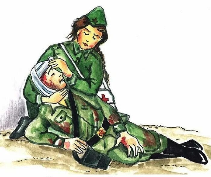 60 рисунков солдата #49