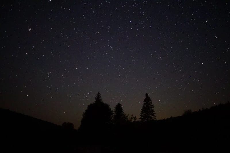 80 картинок с ночным небом и звездами #11