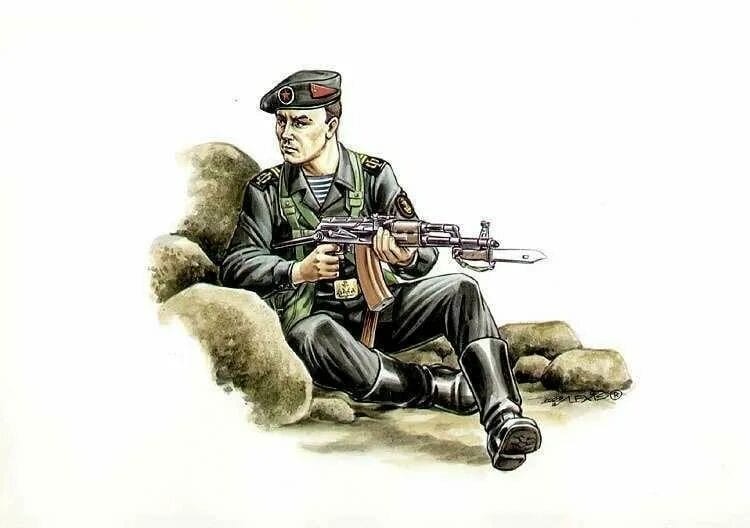 60 рисунков солдата #24