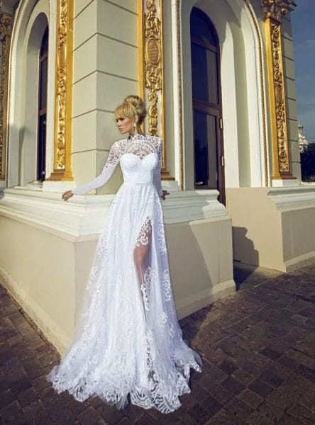 Модные свадебные платья 2023: 110 фото #68