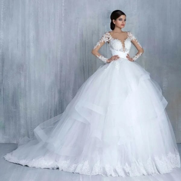 Модные свадебные платья 2023: 110 фото #66