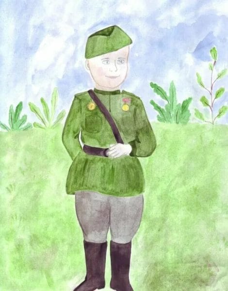 60 рисунков солдата #20