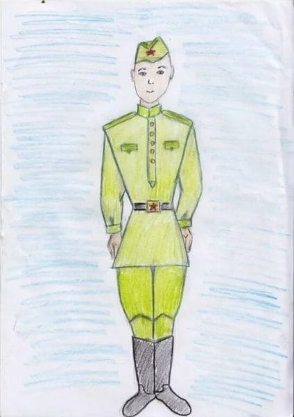 60 рисунков солдата #4