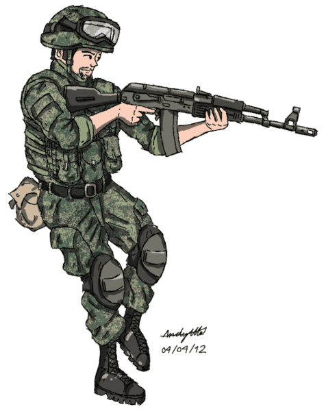 60 рисунков солдата #8