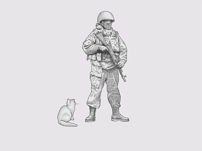 60 рисунков солдата #2