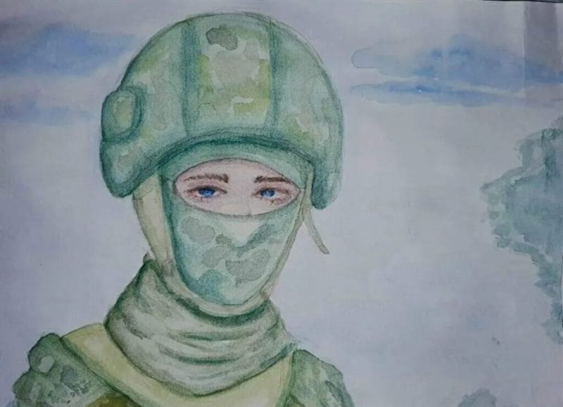 60 рисунков солдата #53